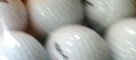 golf pelotas desenfocadas