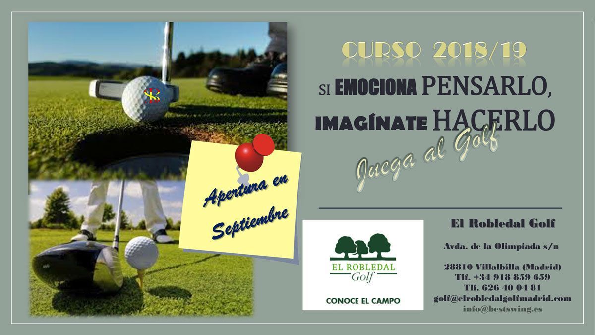 Precio clases de golf el robledal en alcalá de henares