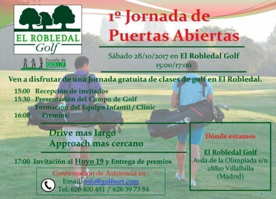 jornada puertas abiertas golf robledal