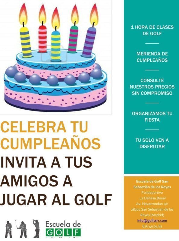 celebra tu cumpleanos jugando al golf