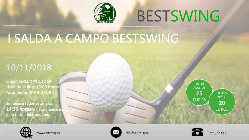 jugar al golf green paddock