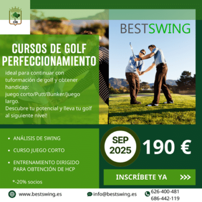Curso de golf en madrid