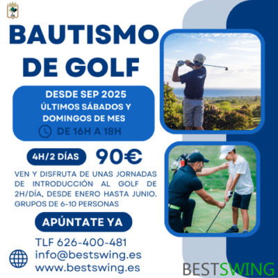 Curso de bautismo de golf en madrid